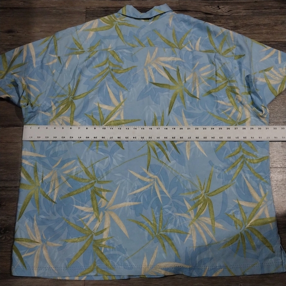 Tommy Bahama Mens Silk Shirt Short Sleeve Size 3XB Hawaiian Poker Shirt Bamboo - Picture 7 of 7